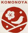 KOMONOYA (and logo) trademark logo