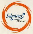 SOLUTIONS (and logo) trademark logo