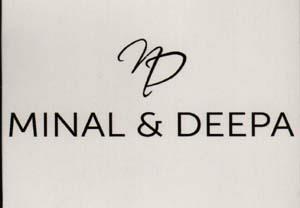 MINAL & DEEPA (and logo) trademark logo