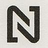 N (and logo) trademark logo