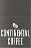 CONTINENTAL COFFEE (and logo) trademark logo