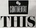 CONTINENTAL THIS (and logo) trademark logo