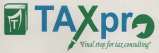 TAXPRO (and logo) trademark logo