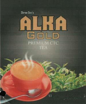 ALKA GOLD (and logo) trademark logo