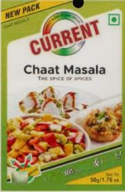 CURRENT CHAAT MASALA (and logo) trademark logo