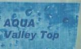 AQUA VALLEY TOP (and logo) trademark logo