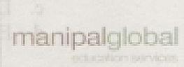 MANIPAL GLOBAL EDUCATION SERVICES (and logo) trademark logo