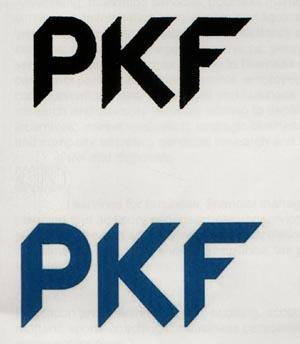 PKF Series mark (and logo) trademark logo
