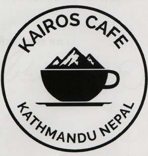 KAIROS CAFE (and logo) trademark logo
