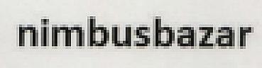 NIMBUSBAZAR (and logo) trademark logo