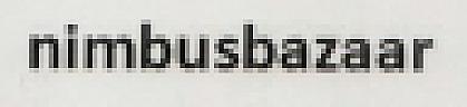 NIMBUSBAZAAR (and logo) trademark logo