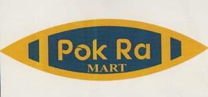 POK RA MART (and logo) trademark logo
