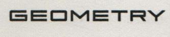 GEOMETRY (Stylized) (and logo) trademark logo