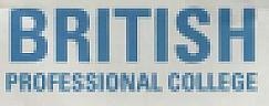 BRITISH PROFESSIONAL COLLEGE (and logo) trademark logo