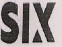 SIX (and logo) trademark logo