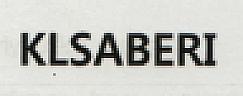 KLSABERI (and logo) trademark logo