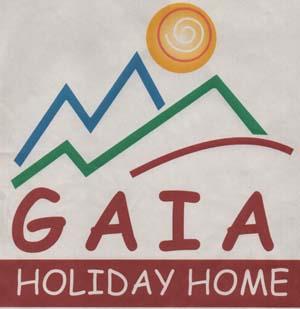 GAIA HOLIDAY HOME (and logo) trademark logo