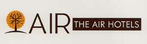 AIR THE AIR HOTELS (and logo) trademark logo