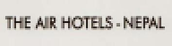 THE AIR HOTELS-NEPAL (and logo) trademark logo