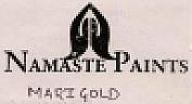 NAMASTE PAINTS MARI GOLD (and logo) trademark logo