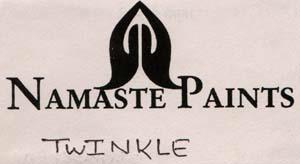 NAMASTE PAINTS TWINKLE (and logo) trademark logo