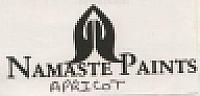 NAMASTE PAINTS APRICOT (and logo) trademark logo