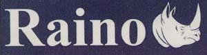 RAINO (and logo) trademark logo