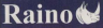 RAINO (and logo) trademark logo