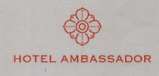 HOTEL AMBASSADOR (and logo) trademark logo