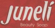 JUNELI BEAUTY SOAP (and logo) trademark logo