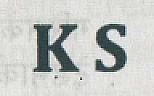 K S (and logo) trademark logo