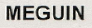 MEGUIN (and logo) trademark logo