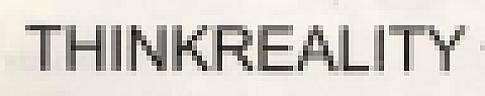 THINKREALITY (and logo) trademark logo