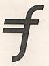 F Stylized (and logo) trademark logo