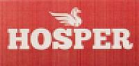 HOSPER (and logo) trademark logo