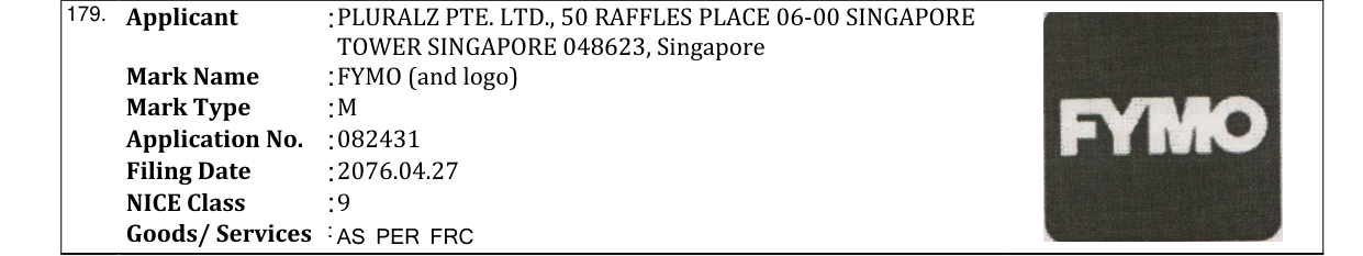 Original bulletin entry for FYMO (and logo)