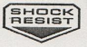 SHOCK RESIST (and logo) trademark logo