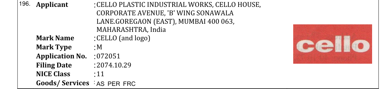 Original bulletin entry for CELLO (and logo)