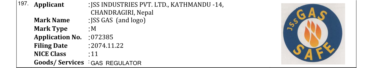 Original bulletin entry for JSS GAS (and logo)