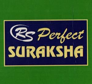 R.S. PERFECT SURAKSHA (and logo) trademark logo