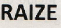 RAIZE (and logo) trademark logo
