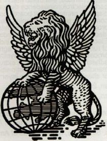 FEATHERED LION DEVICE (and logo) trademark logo