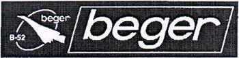BEGER WITH DEVICE (and logo) trademark logo