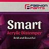 FASHION PAINTS SMART ACRYLIC DISTEMPER (and logo) trademark logo