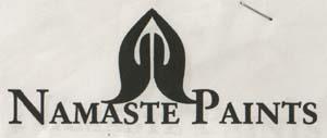 NAMASTE PAINTS (and logo) trademark logo