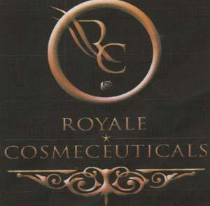 ROYALE COSMECEUTICALS (and logo) trademark logo