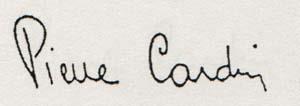 PIERE CARDIN (and logo) trademark logo