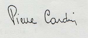 PIERRE CARDIN (and logo) trademark logo