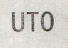 UTO (Stylized) (and logo) trademark logo