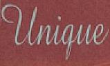 UNIQUE (and logo) trademark logo
